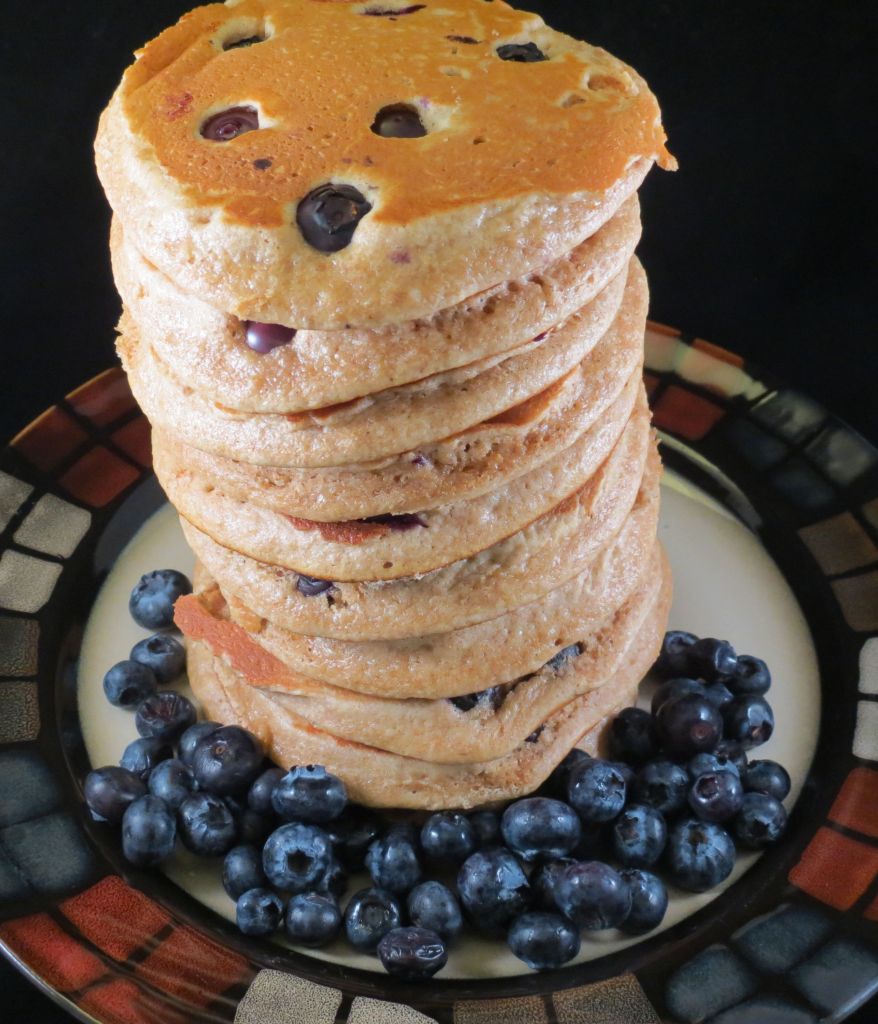 Whole Wheat Blueberry Pancakes  Realistic Cooking Ideas